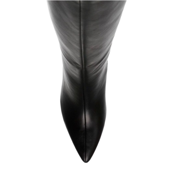 Wild Pair Womens IslahWC Black Faux Leather Tall Knee-High Boots Shoes New sz 8 - Picture 9 of 9